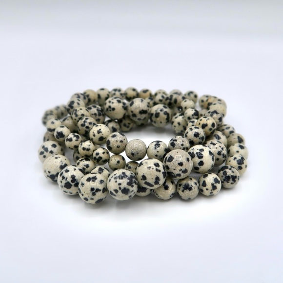 DALMATION JASPER BRACELET - Picture 4 of 8